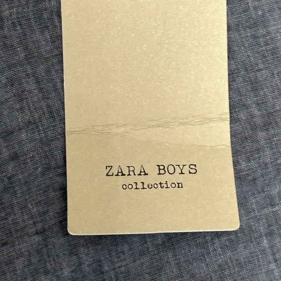 Zara Boys Youth 11/12 Large Shorts Chino Khakis Navy Blue Adjustable Stretch NWT - Picture 6 of 12